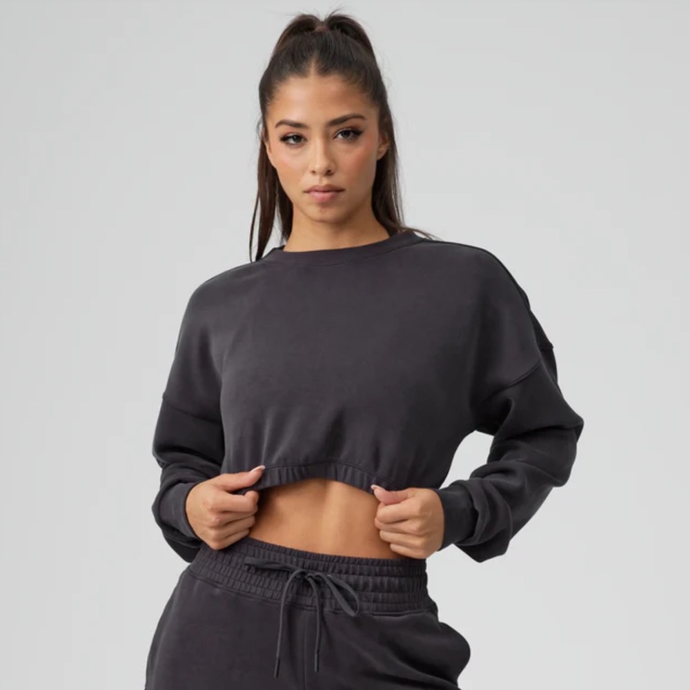 BuffBunny Luxe Crew Neck Crop